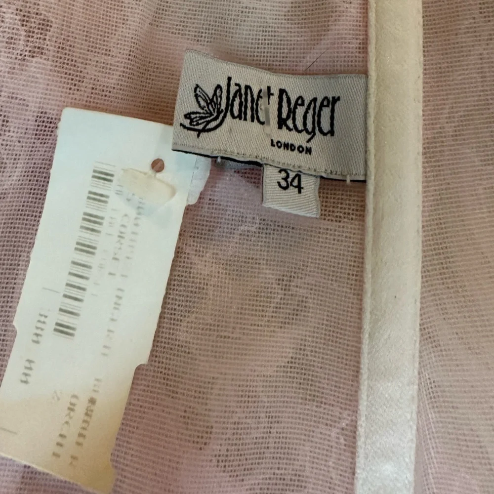 NWT Vintage Janet Reger Pink Lace Basque Sz  34 - Picture 6 of 6